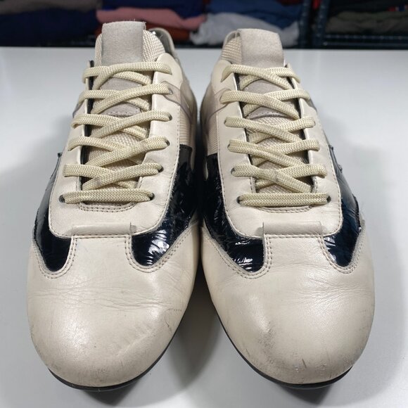 Salvatore Ferragamo Low Top Colour Black Sneakers Size 7 - Picture 4 of 12